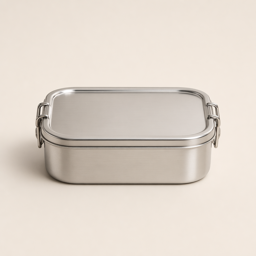 Metal lunchbox - widok z przodu